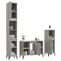 Set de muebles de baño 3 pzas madera contrachapada gris sonoma de , Muebles de baño - Ref: Foro24-3185627, Precio: 195,58 €, ...