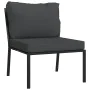 Juego de muebles de jardín 6 piezas acero con cojines gris von , Gartensets - Ref: Foro24-3187945, Preis: 523,45 €, Rabatt: %