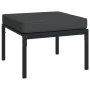 Juego de muebles de jardín 6 piezas acero con cojines gris von , Gartensets - Ref: Foro24-3187945, Preis: 523,45 €, Rabatt: %