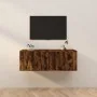 Muebles para TV de pared 2 uds roble ahumado 57x34,5x40 cm by , TV Furniture - Ref: Foro24-3188339, Price: 73,31 €, Discount: %