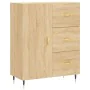 Aparador alto madera contrachapada color roble 69,5x34x180 cm von , Sideboards - Ref: Foro24-3189424, Preis: 149,91 €, Rabatt: %