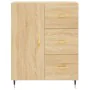 Aparador alto madera contrachapada color roble 69,5x34x180 cm von , Sideboards - Ref: Foro24-3189424, Preis: 149,91 €, Rabatt: %