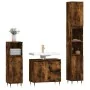 Set de muebles baño 3 pzas madera contrachapada roble ahumado von , Badezimmermöbel - Ref: Foro24-3190218, Preis: 188,52 €, R...