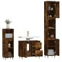 Set de muebles baño 3 pzas madera contrachapada roble ahumado von , Badezimmermöbel - Ref: Foro24-3190218, Preis: 188,52 €, R...