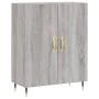 Aparador alto madera contrachapada gris sonoma 69,5x34x180 cm by , Sideboards - Ref: Foro24-3198199, Price: 153,68 €, Discoun...