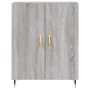 Aparador alto madera contrachapada gris sonoma 69,5x34x180 cm by , Sideboards - Ref: Foro24-3198199, Price: 153,68 €, Discoun...