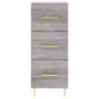 Aparador alto madera contrachapada gris Sonoma 34,5x34x180 cm de , Aparadores - Ref: Foro24-3199231, Precio: 115,54 €, Descue...