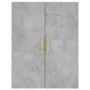 Aparador alto madera contrachapada gris hormigón 69,5x34x180 cm de , Aparadores - Ref: Foro24-3195839, Precio: 166,42 €, Desc...