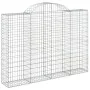Cestas gaviones 18 uds forma de arco hierro 200x30x140/160 cm von , Töpfe und Pflanzgefäße - Ref: Foro24-3146166, Preis: 1,00...