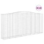 Cestas de gaviones 10 uds forma de arco hierro 400x50x180/200cm by , Pots and planters - Ref: Foro24-3146016, Price: 2,00 €, ...