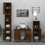 Set de muebles baño 3 pzas madera contrachapada roble marrón by , Bathroom furniture - Ref: Foro24-3185612, Price: 244,07 €, ...