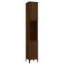 Set de muebles baño 3 pzas madera contrachapada roble marrón by , Bathroom furniture - Ref: Foro24-3185612, Price: 244,07 €, ...