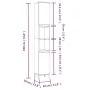 Set de muebles baño 3 pzas madera contrachapada roble marrón by , Bathroom furniture - Ref: Foro24-3185612, Price: 244,07 €, ...