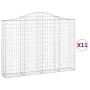 Cestas gaviones 11 uds forma de arco hierro 200x30x140/160 cm von , Töpfe und Pflanzgefäße - Ref: Foro24-3145481, Preis: 1,00...
