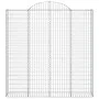 Cestas de gaviones 7 uds forma de arco hierro 200x30x200/220 cm by , Pots and planters - Ref: Foro24-3146220, Price: 845,91 €...