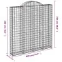 Cestas de gaviones 7 uds forma de arco hierro 200x30x200/220 cm by , Pots and planters - Ref: Foro24-3146220, Price: 845,91 €...