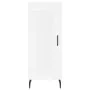 Aparador alto madera contrachapada blanco 34,5x34x180 cm by , Sideboards - Ref: Foro24-3199121, Price: 106,86 €, Discount: %