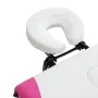 Camilla de masaje plegable 3 zonas aluminio blanco y rosa by , massage tables - Ref: Foro24-110242, Price: 171,37 €, Discount: %