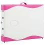 Camilla de masaje plegable 3 zonas aluminio blanco y rosa by , massage tables - Ref: Foro24-110242, Price: 171,37 €, Discount: %