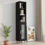 Armario de pared madera de ingeniería negro 34,5x32,5x90 cm de , Estantes y estanterías - Ref: Foro24-812484, Precio: 48,78 €...