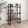 Estantería madera contrachapada roble marrón 80x30x105 cm de , Librerías y estanterías - Ref: Foro24-821317, Precio: 59,99 €,...