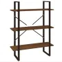 Estantería madera contrachapada roble marrón 80x30x105 cm de , Librerías y estanterías - Ref: Foro24-821317, Precio: 59,99 €,...