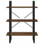 Estantería madera contrachapada roble marrón 80x30x105 cm de , Librerías y estanterías - Ref: Foro24-821317, Precio: 59,99 €,...