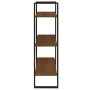 Estantería madera contrachapada roble marrón 80x30x105 cm de , Librerías y estanterías - Ref: Foro24-821317, Precio: 59,99 €,...