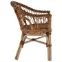 Silla de jardín de ratán natural marrón de , Sillas de jardín - Ref: Foro24-246809, Precio: 250,11 €, Descuento: %