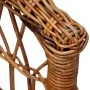 Silla de jardín de ratán natural marrón de , Sillas de jardín - Ref: Foro24-246809, Precio: 250,11 €, Descuento: %
