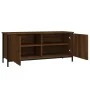 Mueble TV con puertas contrachapada marrón roble 102x35x45 cm von , TV-Möbel - Ref: Foro24-826294, Preis: 60,73 €, Rabatt: %