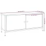Mueble TV con puertas contrachapada marrón roble 102x35x45 cm von , TV-Möbel - Ref: Foro24-826294, Preis: 60,73 €, Rabatt: %