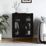 Aparador de madera de ingeniería negro 69,5x34x90 cm de , Aparadores - Ref: Foro24-827781, Precio: 66,01 €, Descuento: %