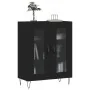 Aparador de madera de ingeniería negro 69,5x34x90 cm de , Aparadores - Ref: Foro24-827781, Precio: 66,01 €, Descuento: %