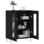Aparador de madera de ingeniería negro 69,5x34x90 cm de , Aparadores - Ref: Foro24-827781, Precio: 66,01 €, Descuento: %