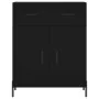 Aparador de madera de ingeniería negro 69,5x34x90 cm by , Sideboards - Ref: Foro24-827989, Price: 101,75 €, Discount: %