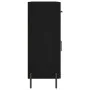 Aparador de madera de ingeniería negro 69,5x34x90 cm by , Sideboards - Ref: Foro24-827989, Price: 101,75 €, Discount: %