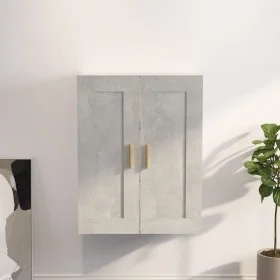 Armario pared madera ingeniería gris hormigón 69,5x32,5x90 cm by , Shelves and shelves - Ref: Foro24-812298, Price: 47,67 €, ...