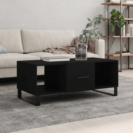 Mesa de centro madera contrachapada negro 102x50x40 cm von , Couchtisch - Ref: Foro24-829325, Preis: 70,39 €, Rabatt: %