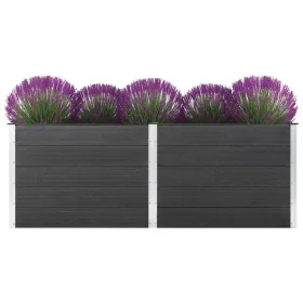 Arriate de WPC gris 250x100x91 cm von , Töpfe und Pflanzgefäße - Ref: Foro24-49060, Preis: 616,27 €, Rabatt: %