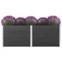 Arriate de WPC gris 250x100x91 cm de , Maceteros y jardineras - Ref: Foro24-49060, Precio: 616,01 €, Descuento: %