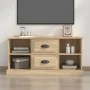 Mueble para TV madera contrachapada roble Sonoma 99,5x35,5x48cm de , Muebles TV - Ref: Foro24-816275, Precio: 80,67 €, Descue...
