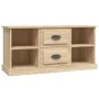 Mueble para TV madera contrachapada roble Sonoma 99,5x35,5x48cm de , Muebles TV - Ref: Foro24-816275, Precio: 80,67 €, Descue...