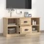 Mueble para TV madera contrachapada roble Sonoma 99,5x35,5x48cm de , Muebles TV - Ref: Foro24-816275, Precio: 80,67 €, Descue...
