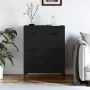 Aparador de madera de ingeniería negro 69,5x34x90 cm de , Aparadores - Ref: Foro24-827853, Precio: 106,95 €, Descuento: %