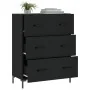 Aparador de madera de ingeniería negro 69,5x34x90 cm de , Aparadores - Ref: Foro24-827853, Precio: 106,95 €, Descuento: %
