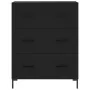 Aparador de madera de ingeniería negro 69,5x34x90 cm de , Aparadores - Ref: Foro24-827853, Precio: 106,95 €, Descuento: %