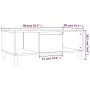 Mesa de centro madera contrachapada gris Sonoma 90x50x36,5 cm by , Coffee table - Ref: Foro24-821066, Price: 71,85 €, Discoun...