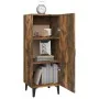 Aparador madera contrachapada roble ahumado 34,5x34x90 cm de , Aparadores - Ref: Foro24-817405, Precio: 59,14 €, Descuento: %