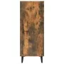 Aparador madera contrachapada roble ahumado 34,5x34x90 cm de , Aparadores - Ref: Foro24-817405, Precio: 59,14 €, Descuento: %